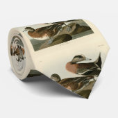 Amerikaanse Widgeon uit Audubon's Birds of America Stropdas (Opgerold)