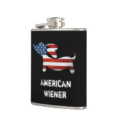 Amerikaanse Wiener Dog Dachshund Flask Heupfles (Links)