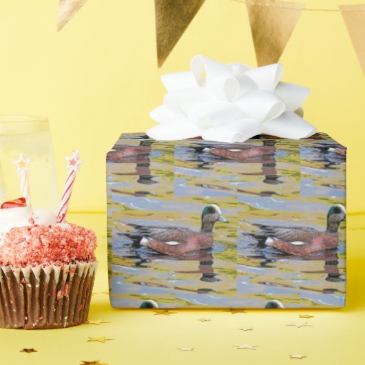 Amerikaanse Wigeon Cadeaupapier (Verjaardagsfeest)