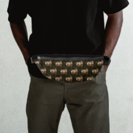 Amerikaanse Wigeon Duck op vijver patroon Heuptasje