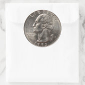 Amerikaanse wijk 1995 ronde sticker (Tas)