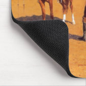 Amerikaanse Wild West Polo pony's Muismat (Hoek)