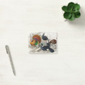 Amerikaanse wilde kalkoen, Kuifcurassow Post-it® Notes (Kantoor)