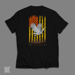 Amerikaanse Wilde Kalkoen Vlag Thanksgiving Sport  T-shirt