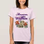 Amerikaanse Wildflower Patriottische Tuinman Art T-shirt (Voorkant)