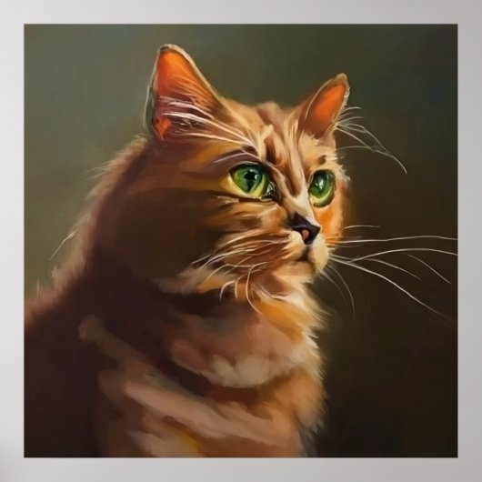 Amerikaanse Wirehair Cat Poster (Voorkant)