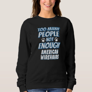 Amerikaanse Wirehair Kat Zegt Introvert Trui