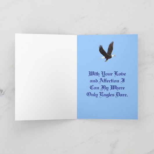 Amerikaanse Witte Arendkaart Kaart (Binnen)