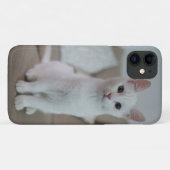 Amerikaanse witte kortharige kat Case-Mate iPhone case (Achterkant (horizontaal))