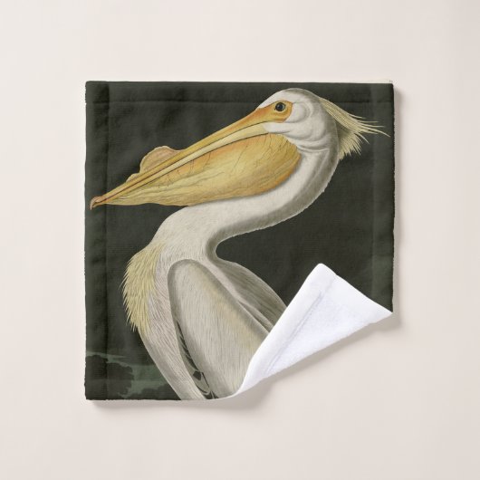 Amerikaanse witte pelikaan, Amerikaanse vogelvogel Bad Handdoek (Wasdoekje)