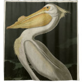 Amerikaanse witte pelikaan, Amerikaanse vogelvogel Douchegordijn (Voorkant)