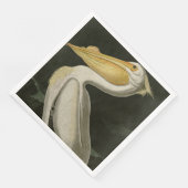 Amerikaanse witte pelikaan, Amerikaanse vogelvogel Servet (Hoek)