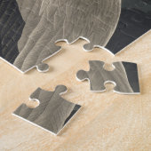 Amerikaanse witte pelikaan van Amerikaanse vogels Legpuzzel (Zijkant)