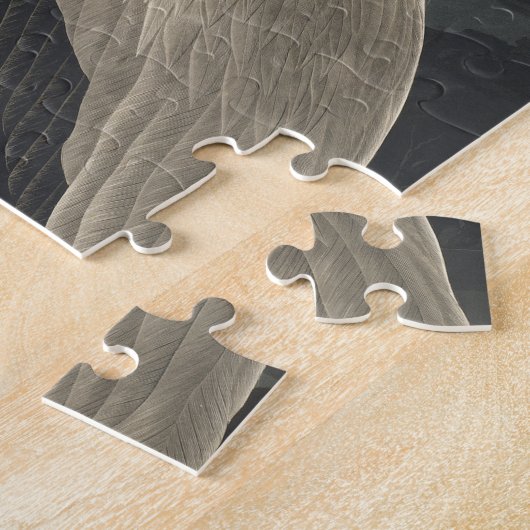 Amerikaanse witte pelikaan van Amerikaanse vogels Legpuzzel (Zijkant)