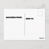 Amerikaanse witte pelikaan zonsondergang briefkaart (Achterkant)