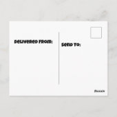 Amerikaanse witte pelikaan zonsondergang briefkaart (Achterkant)