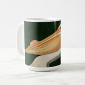 Amerikaanse witte pelikaanse vogels Audubon Koffiemok (Voorkant links)