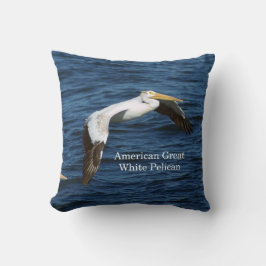 Amerikaanse witte pelikische kussen