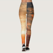 amerikaanse woestijn bij zonsopgang leggings (Achterkant)