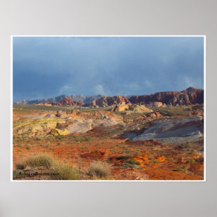 Amerikaanse woestijnlandschappen: Valley of Fire # Poster