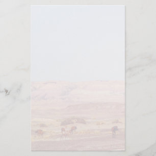 Amerikaanse woestijnpaarden P8670 Briefpapier