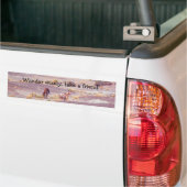 Amerikaanse woestijnpaarden P8670 Bumpersticker (Op Truck)