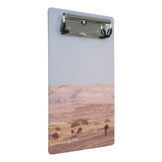 Amerikaanse woestijnpaarden P8670 Mini Klembord (Schuin)
