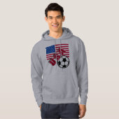 Amerikaanse World Soccer Fan Tshirts (Voorkant volledig)