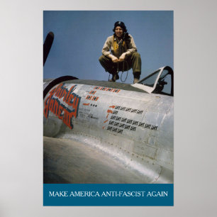 Amerikaanse WWII-piloot MAAFA Poster