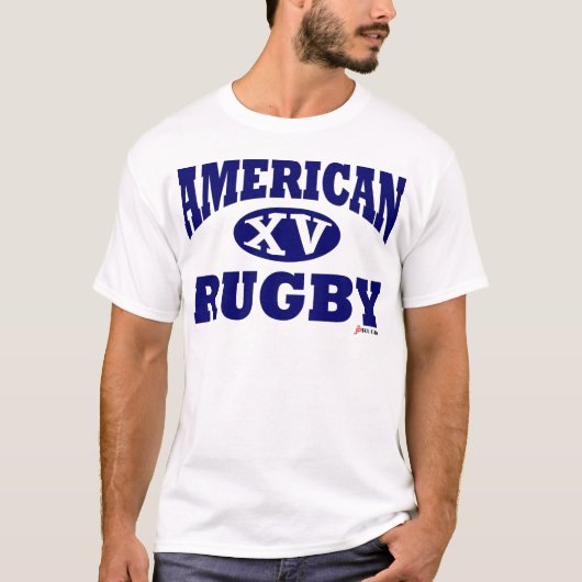 Amerikaanse XV Rugby T-shirt (Voorkant)