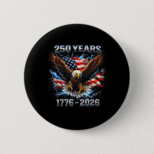 Amerikaanse Zeearend 1776-2026 250-jarig jubileum Ronde Button 5,7 Cm