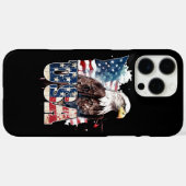 Amerikaanse Zeearend Amerika's 250e Verjaardag Case-Mate iPhone Case (Achterkant (horizontaal))
