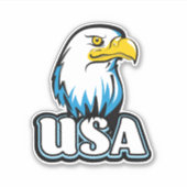 Amerikaanse zeearend (beperkte blauwe editie) sticker (Voorkant)