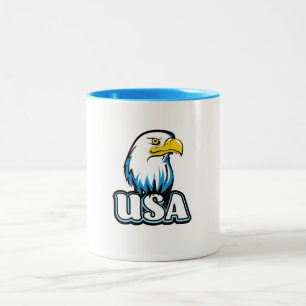Amerikaanse Zeearend (beperkte Blue editie) Tweekleurige Koffiemok