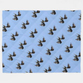 Amerikaanse zeearend eert troepen Amerikaanse patr Fleece Deken (Voorkant (Horizontaal))