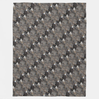 Amerikaanse zeearend eert troepen Amerikaanse patr Fleece Deken