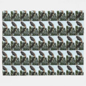 Amerikaanse zeearend eert troepen Amerikaanse patr Fleece Deken (Voorkant (Horizontaal))