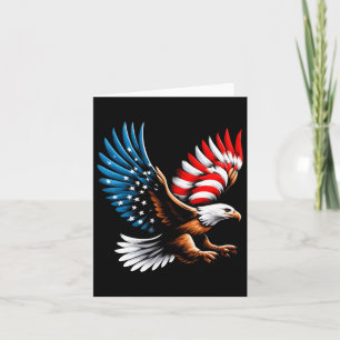Amerikaanse Zeearend en patriottische Amerikaanse Kaart
