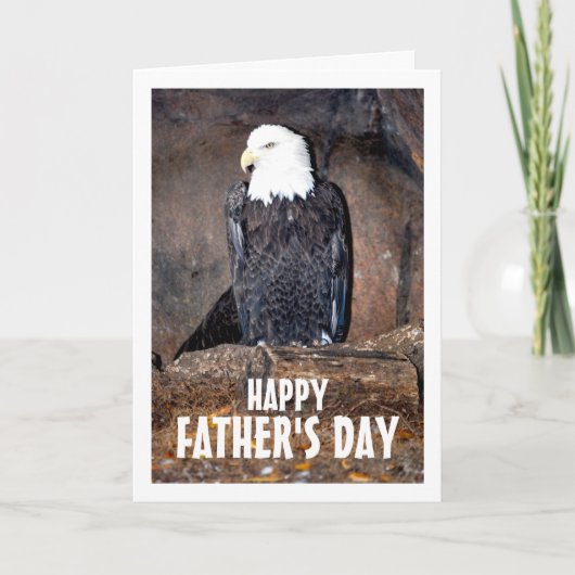 Amerikaanse Zeearend in Nest Kaart (Voorkant)