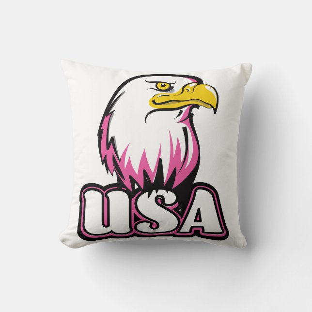 Amerikaanse Zeearend Kussen (Voorkant)