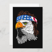 Amerikaanse Zeearend Mullet USA Kaart (Voorkant / Achterkant)