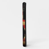 Amerikaanse Zeearend op Grunge Vlag Case-Mate iPhone Case (Achterkant/links)