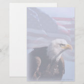 Amerikaanse Zeearend Persoonlijk Briefpapier (Voorkant / Achterkant)