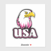 Amerikaanse zeearend sticker (Vel)