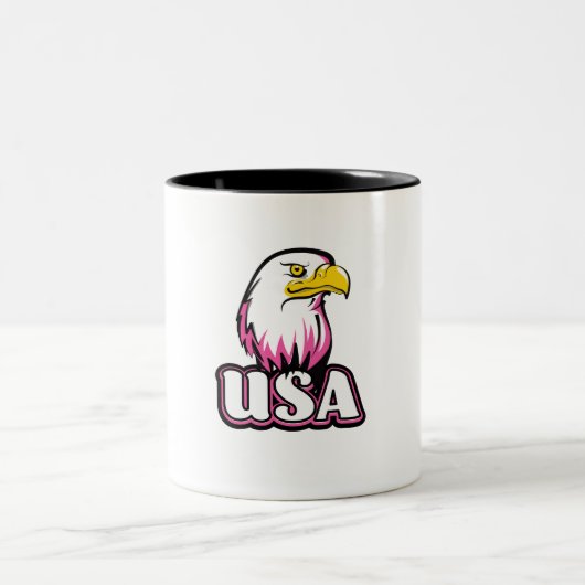 Amerikaanse Zeearend Tweekleurige Koffiemok (Center)