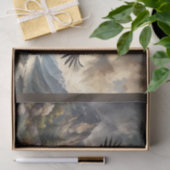 Amerikaanse zeearend vliegt over Rocky Mountains Tissuepapier (Geschenk)