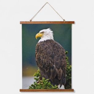 Amerikaanse Zeearend Zit Hangend Wandkleed