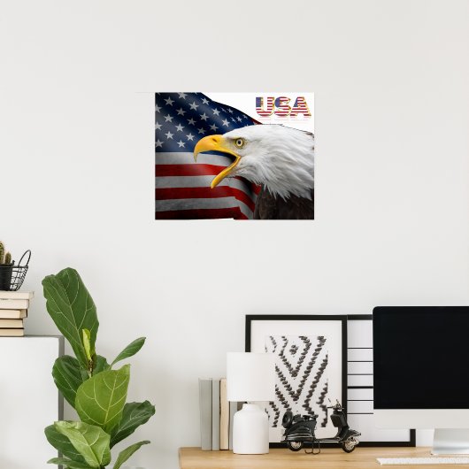 Amerikaanse zeegarend poster (Thuiskantoor)