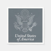 Amerikaanse zeehond servetten (Voorkant)