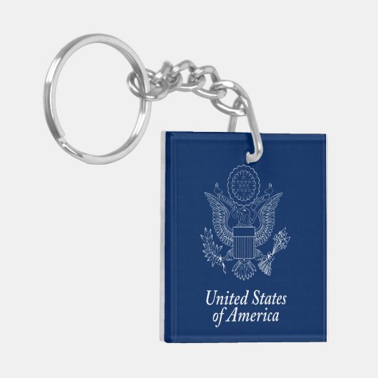 Amerikaanse zeehond sleutelhanger (Voorkant Links)